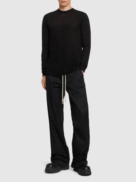 Rick Owens   Biker Level lightweight wool sweater 