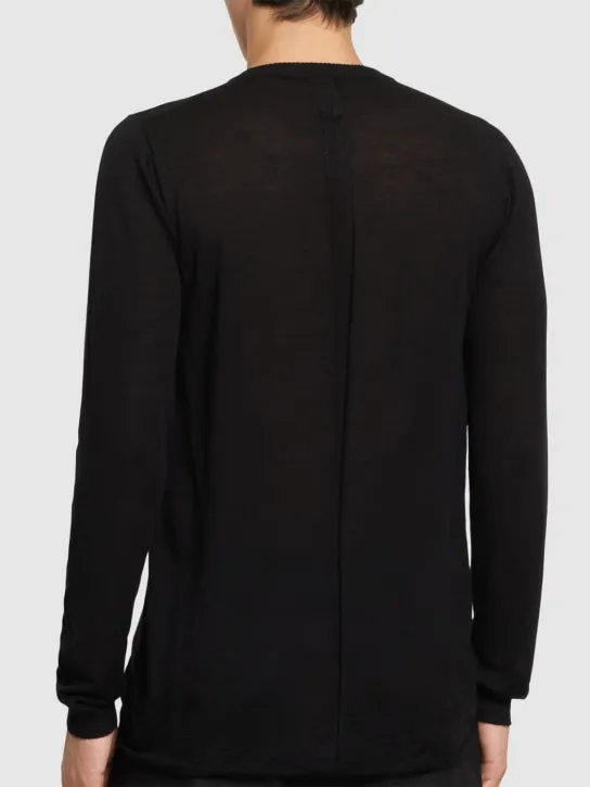 Rick Owens   Biker Level lightweight wool sweater 