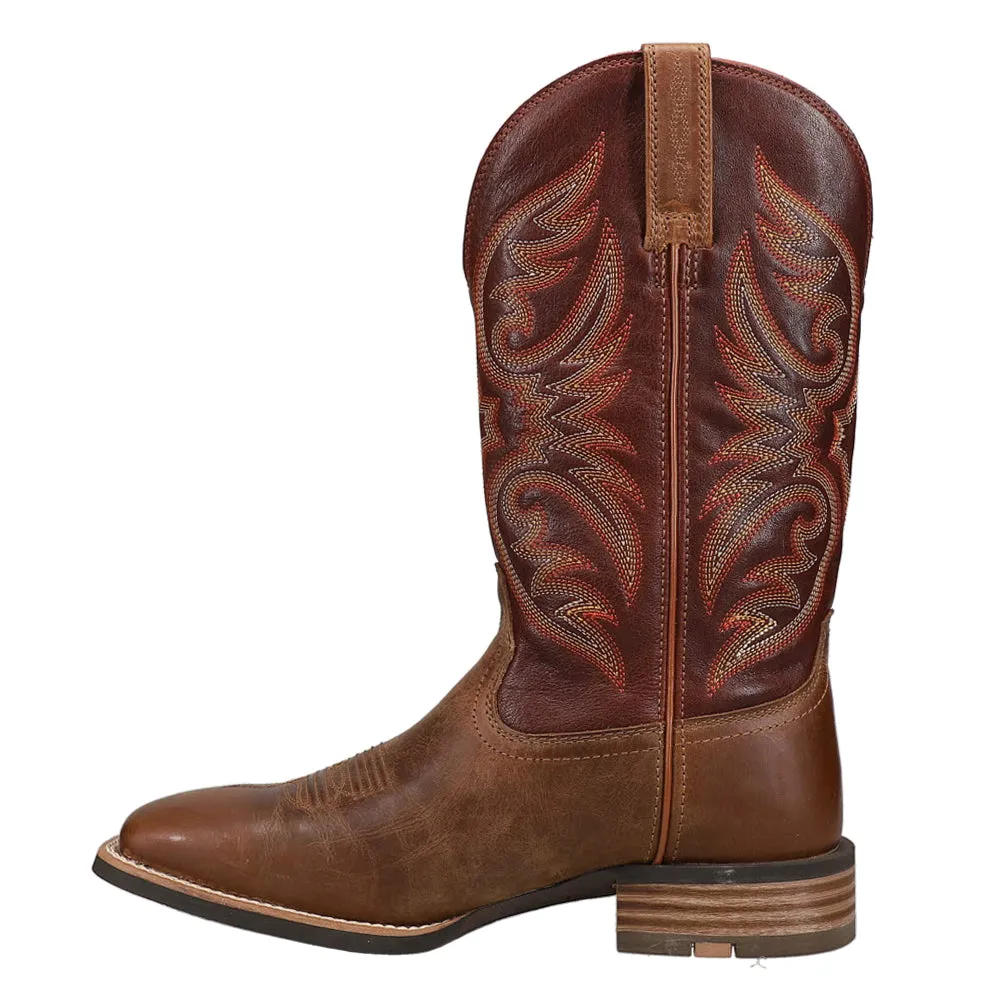 Ricochet Embroidered Square Toe Cowboy Boots