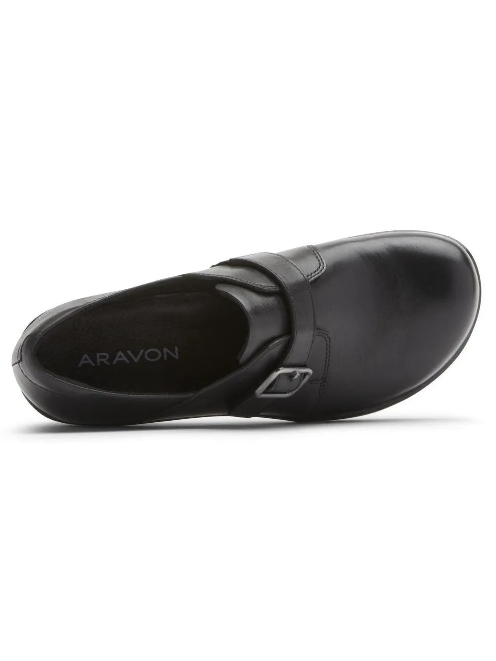 Rockport Aravon Womens Stridarc Monk Slip-On Black CI2147