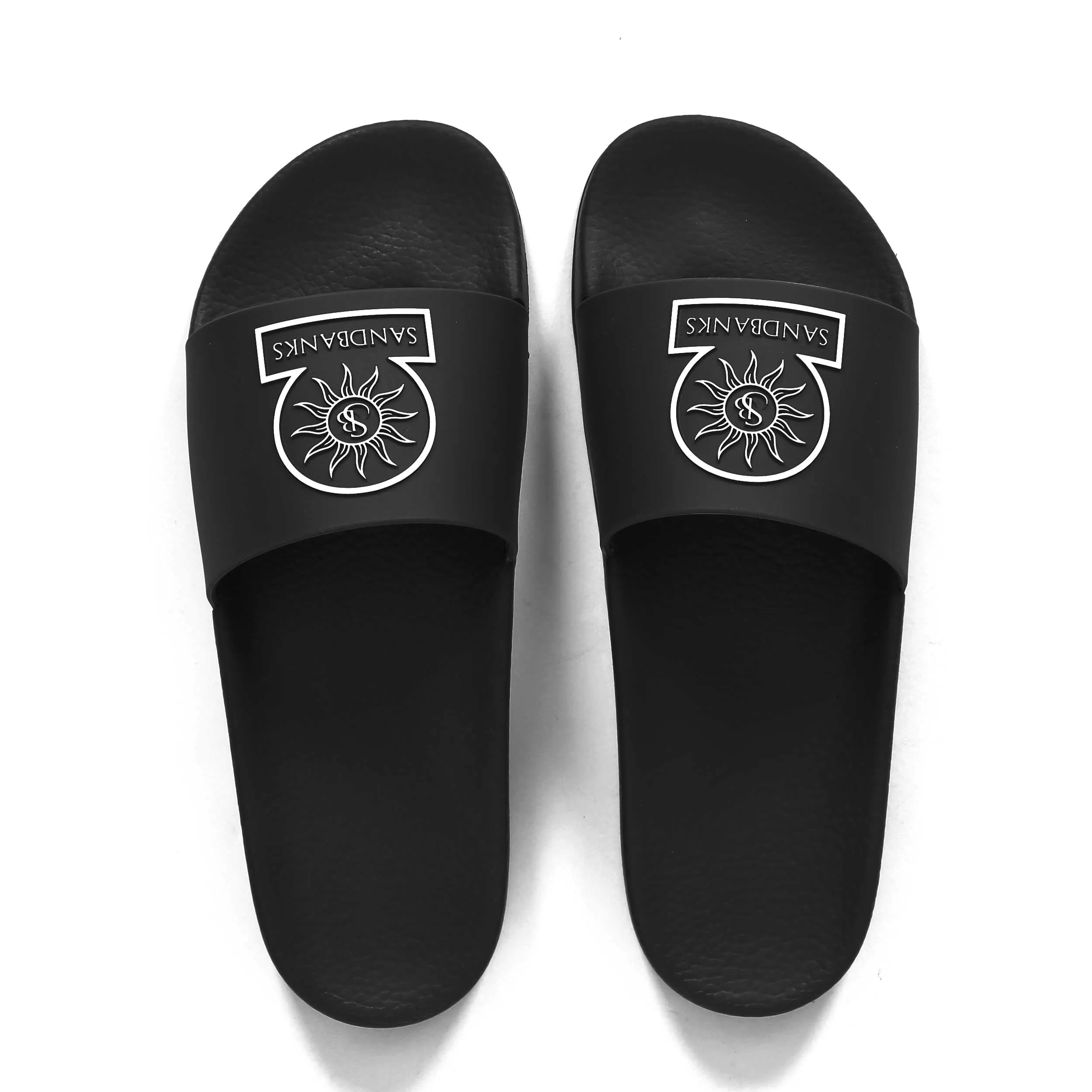 Sandbanks Logo Slides in Black