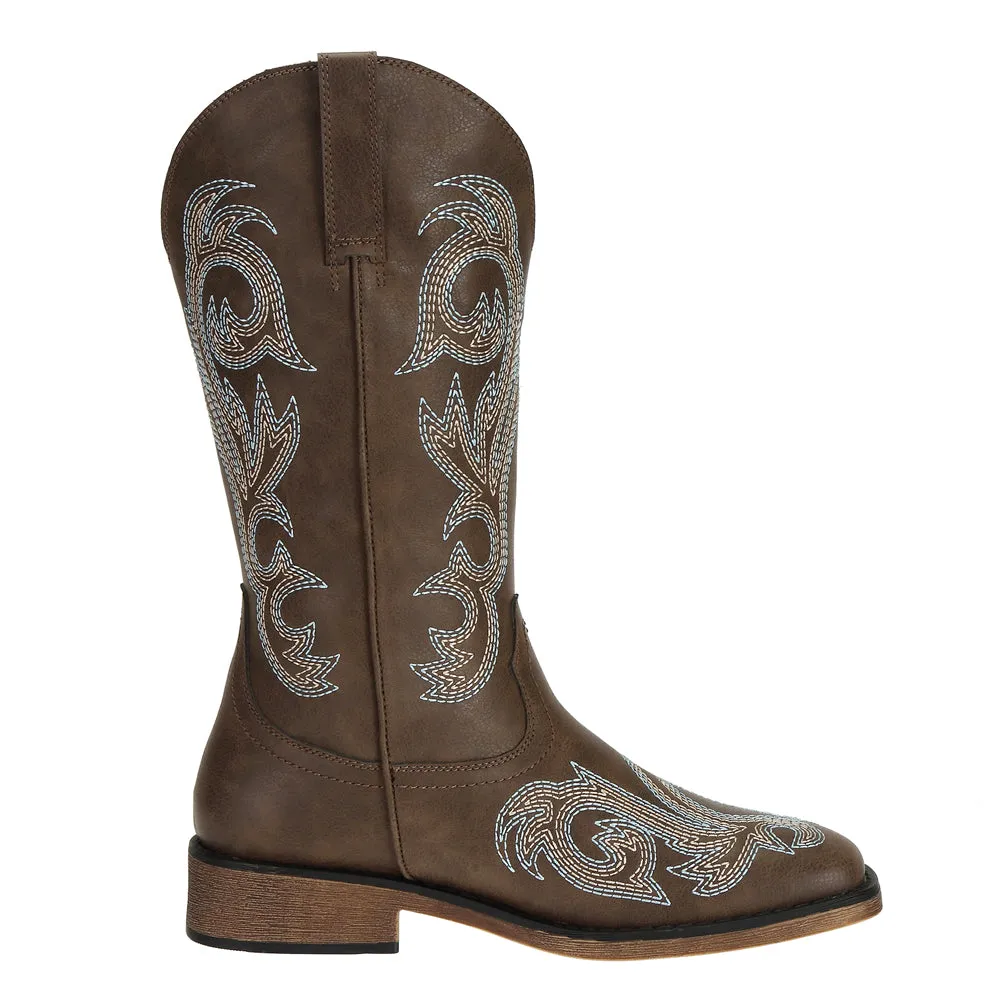 SheSole Ladies Square Toe Fashion Boots