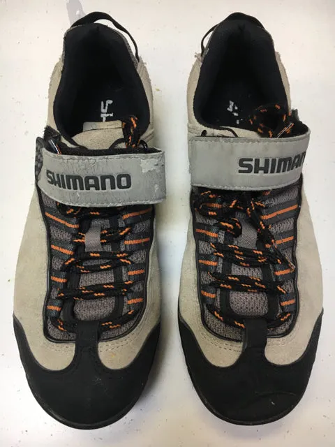 Shimano SH-M036W Tan Adult 6 Used Biking Shoes