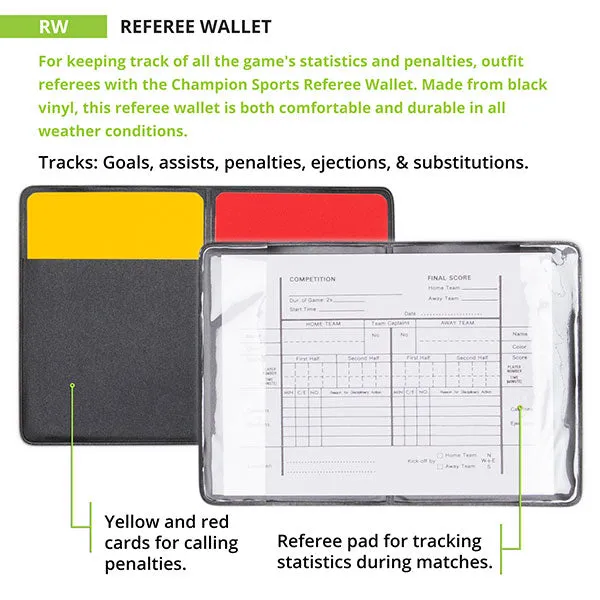 Soccer Referee Wallet