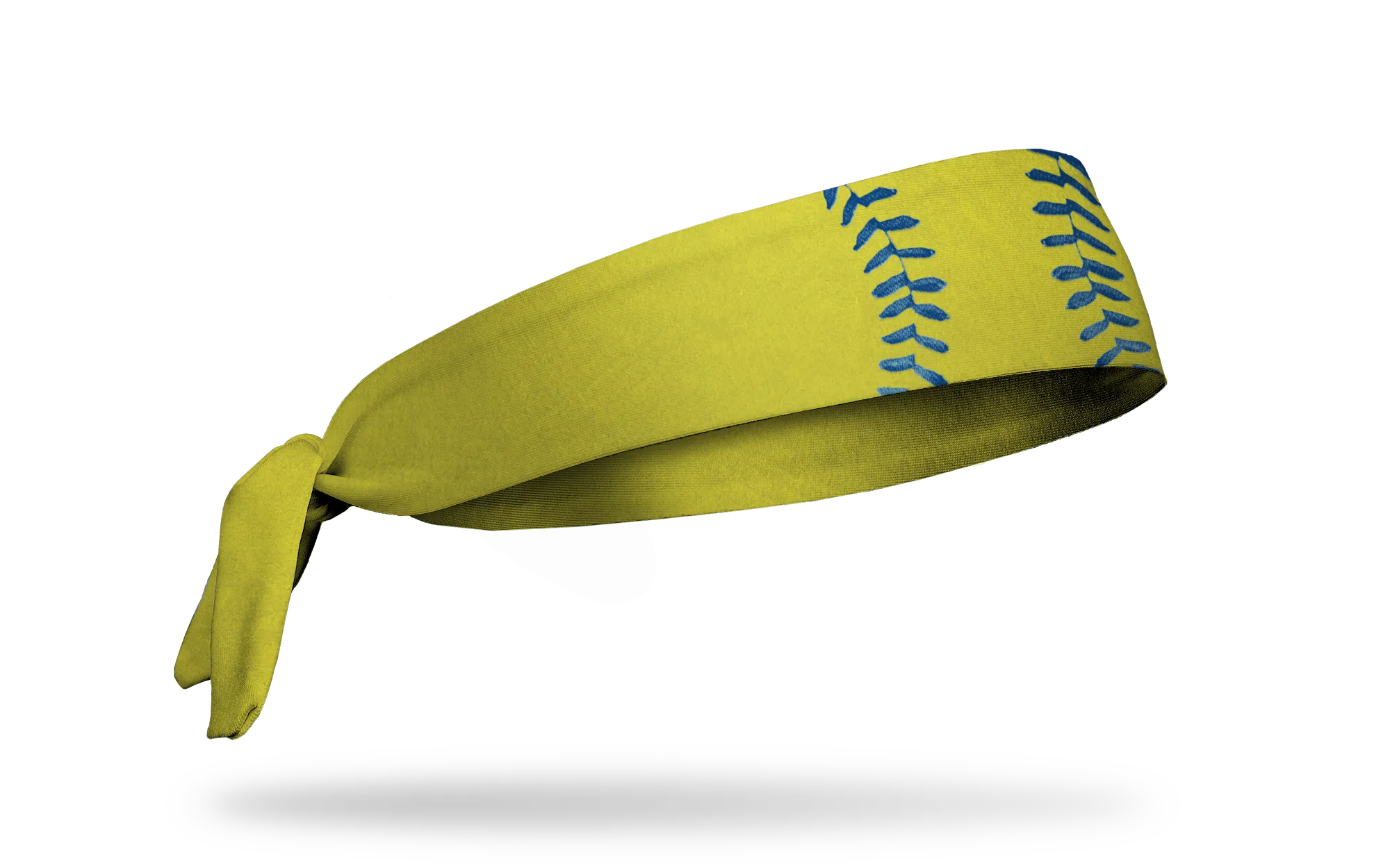 Softball Blue Laces Tie Headband