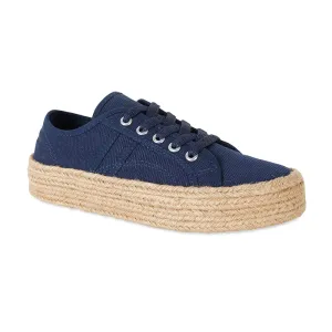 Static Sneaker in Navy Canvas