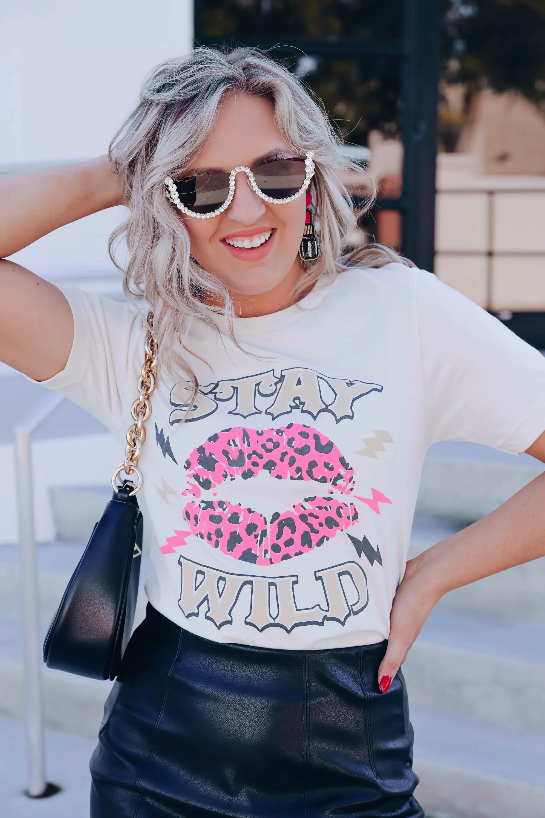 Staying Wild Graphic Tee - Ivory