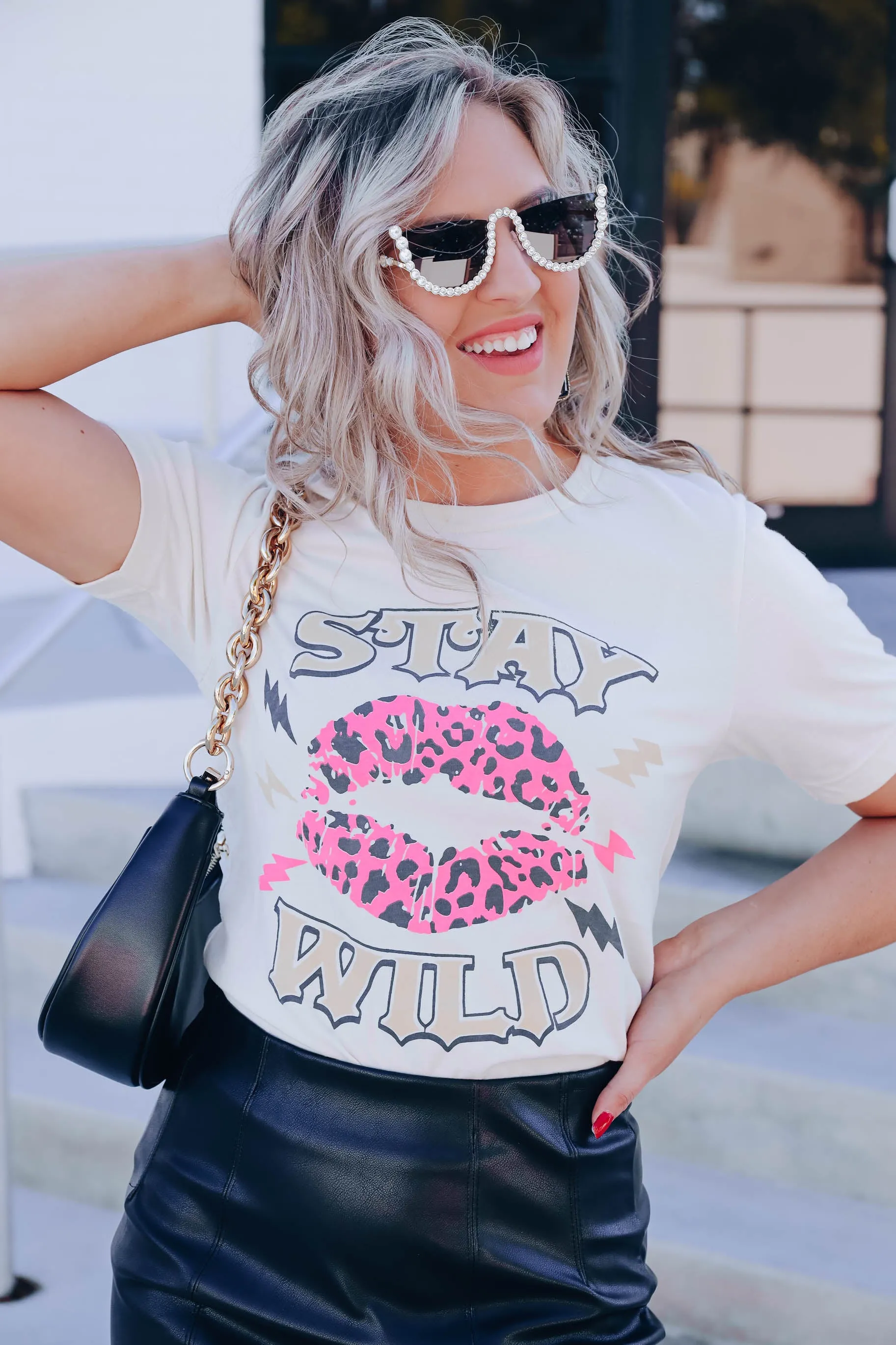 Staying Wild Graphic Tee - Ivory