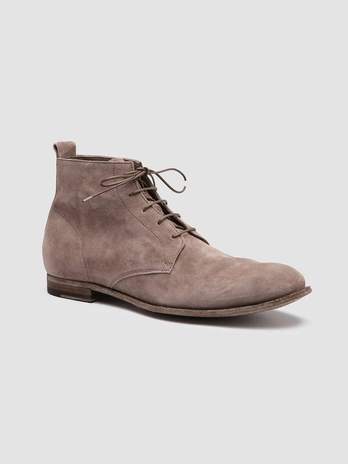 STEREO 004 - Taupe Suede Ankle Boots