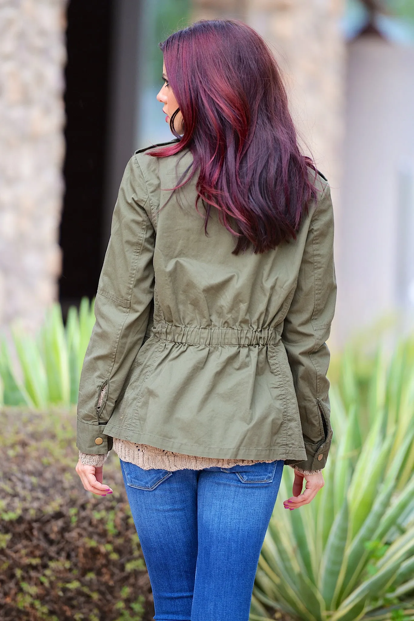 Streets Of New York Jacket - Olive