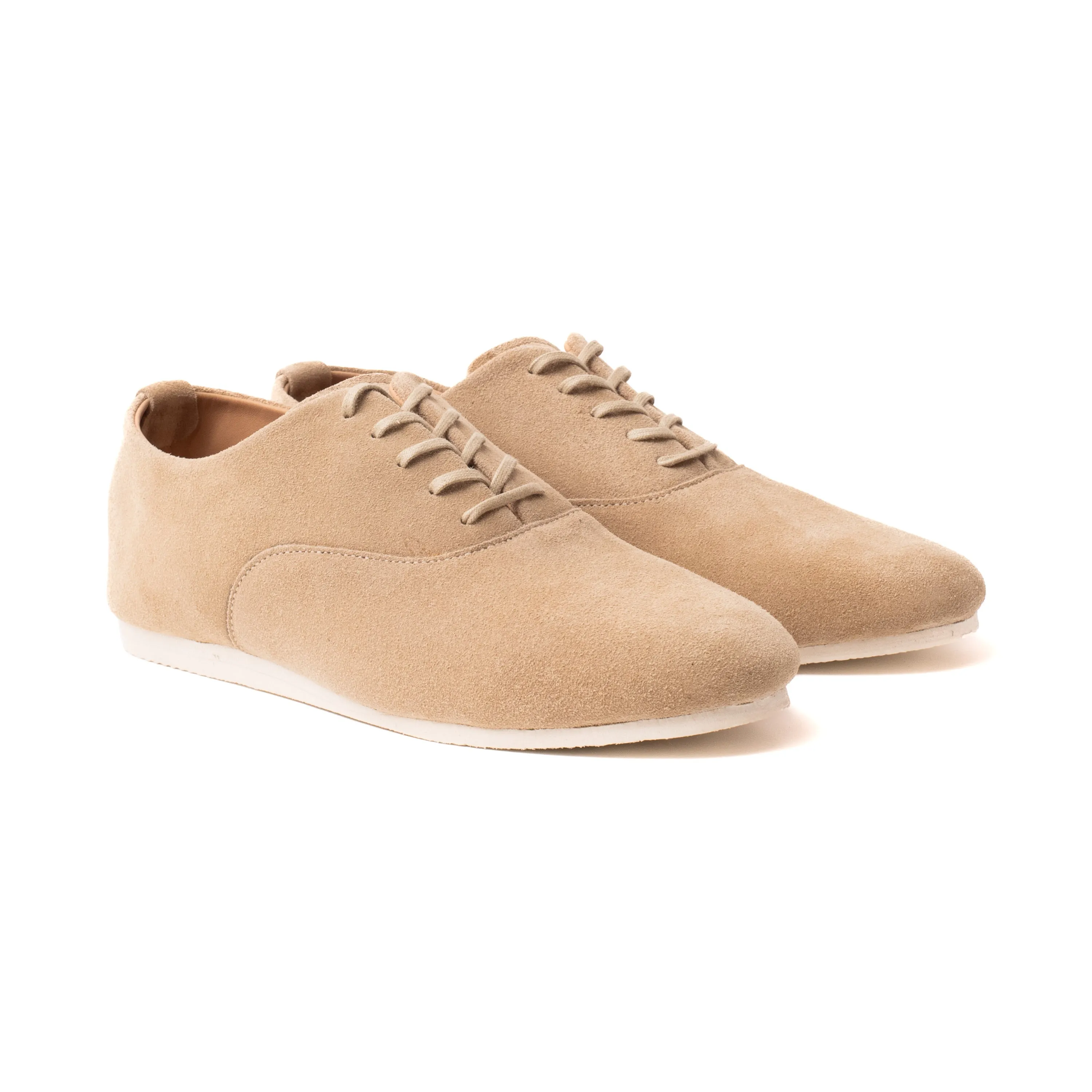 Talbot Oxford Shoe - Sand Janus Calf Suede