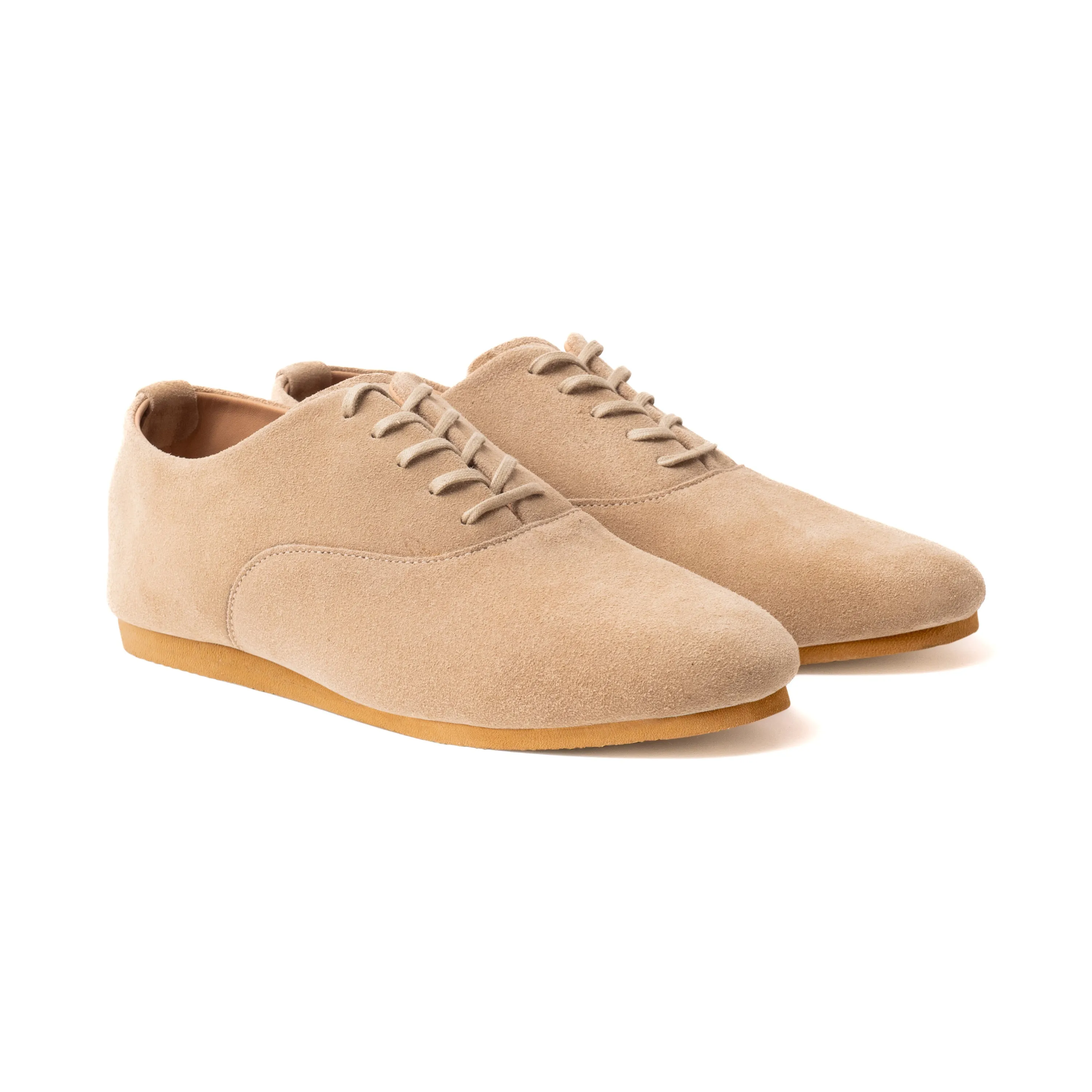 Talbot Oxford Shoe - Sand Janus Calf Suede