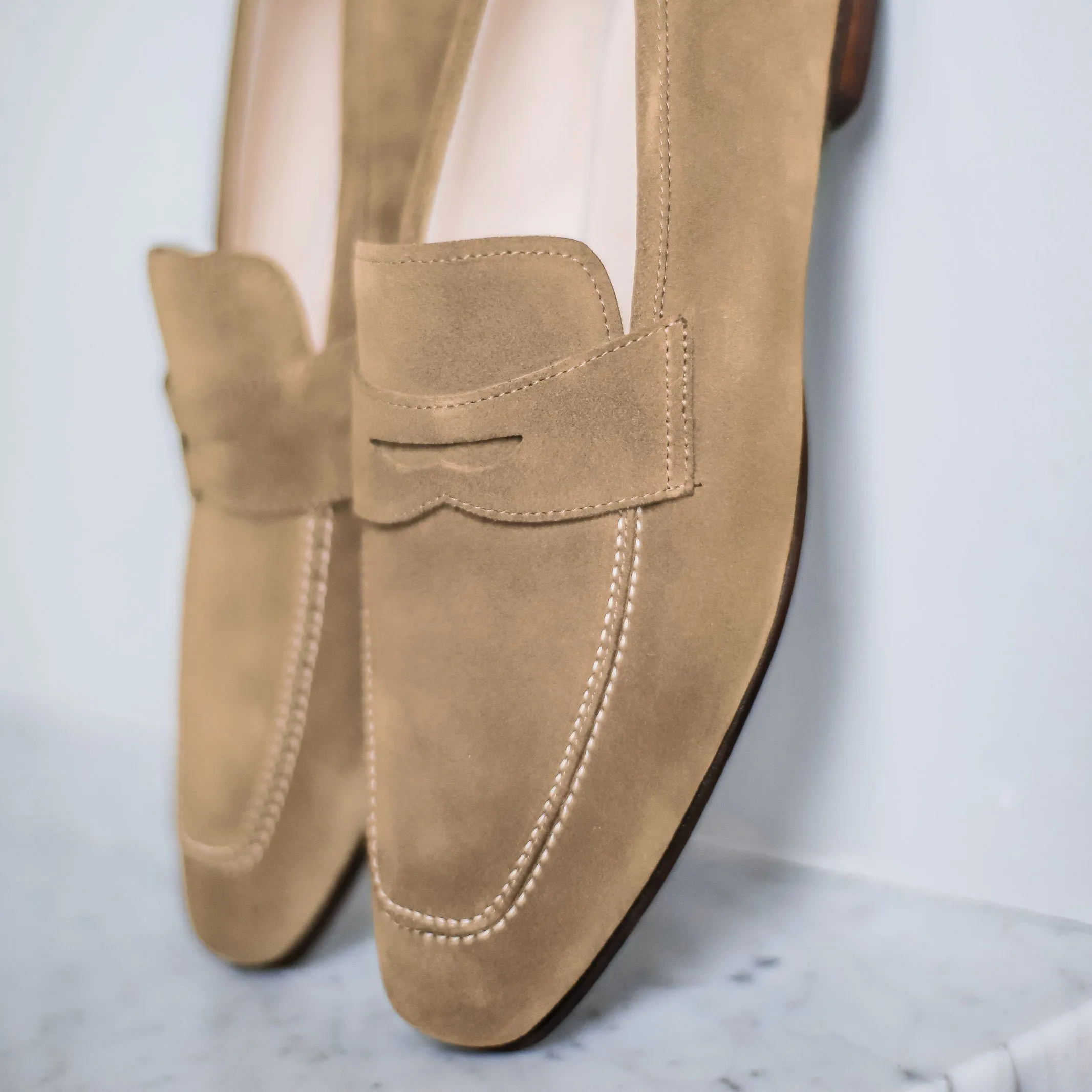 Tangier Desert Sand Tolliver Suede Flex Loafer