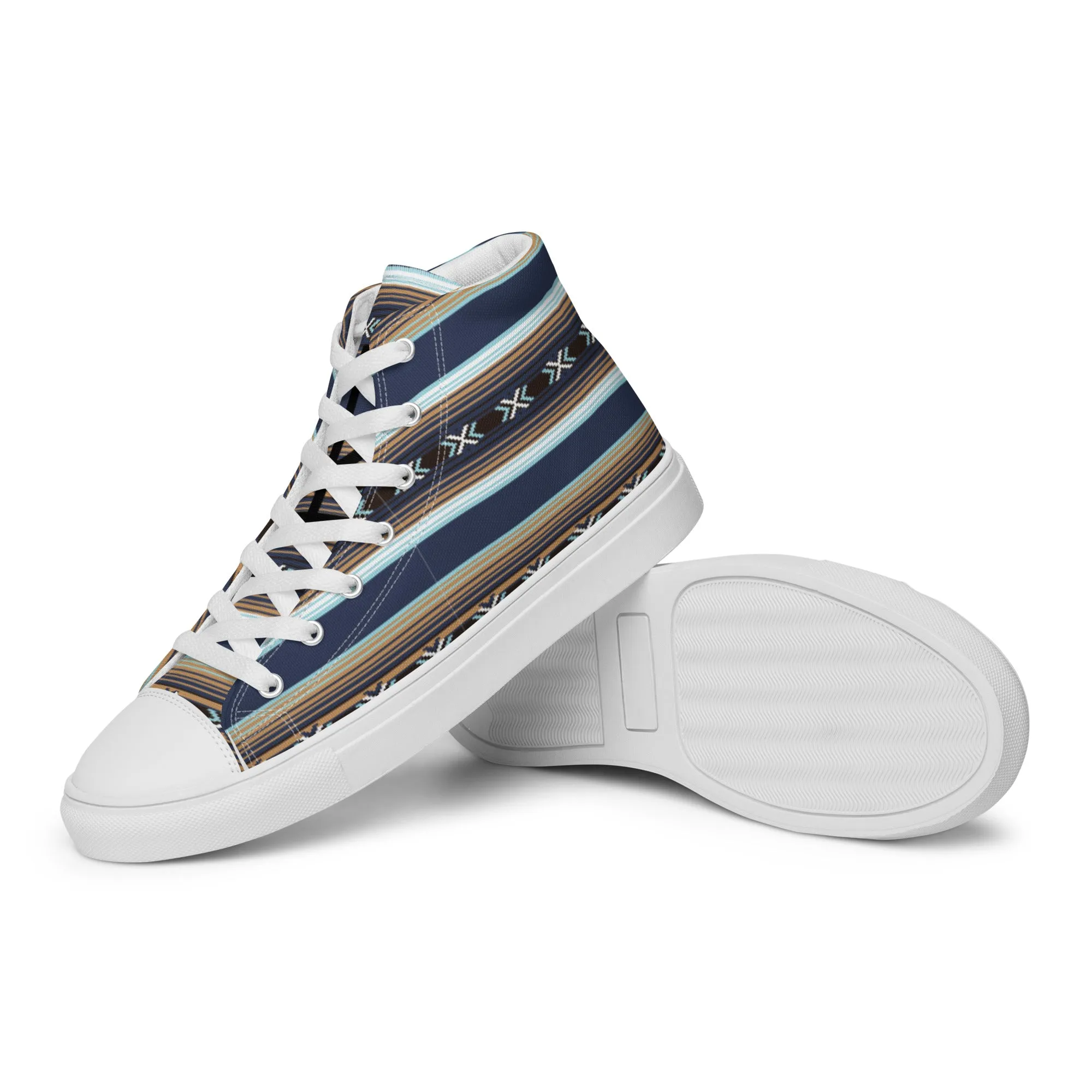 TCB Bastro high top canvas shoes