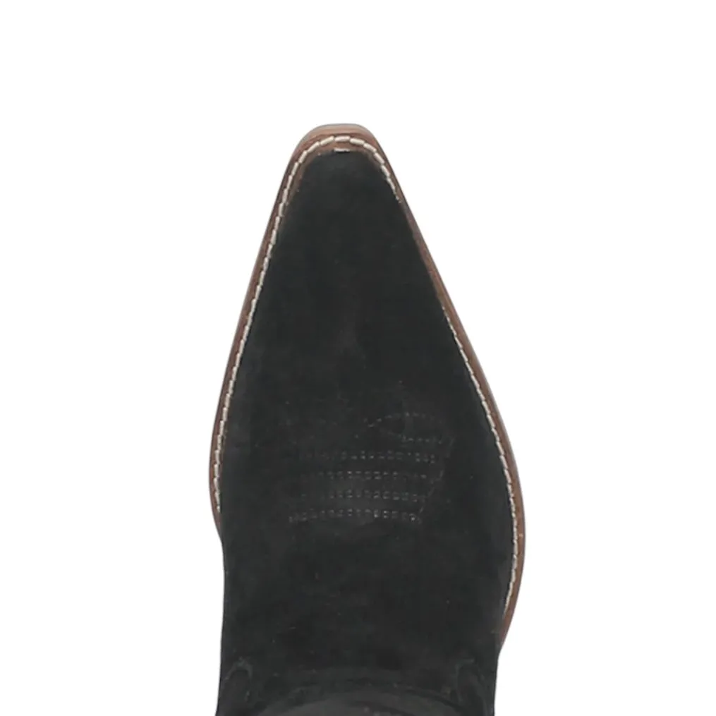 THUNDER ROAD LEATHER BOOT- BLACK