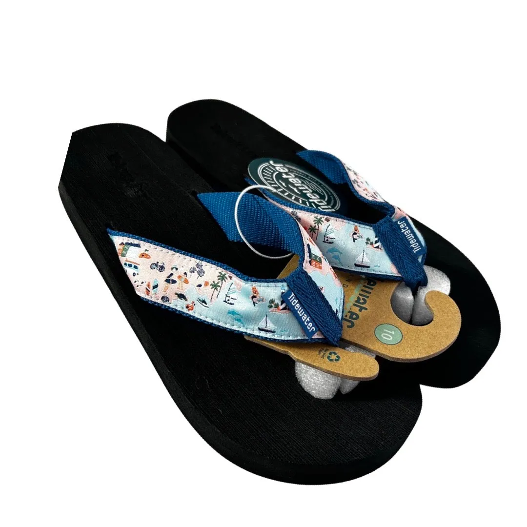 Tidewater Boardwalk Flip Flops By the Shore