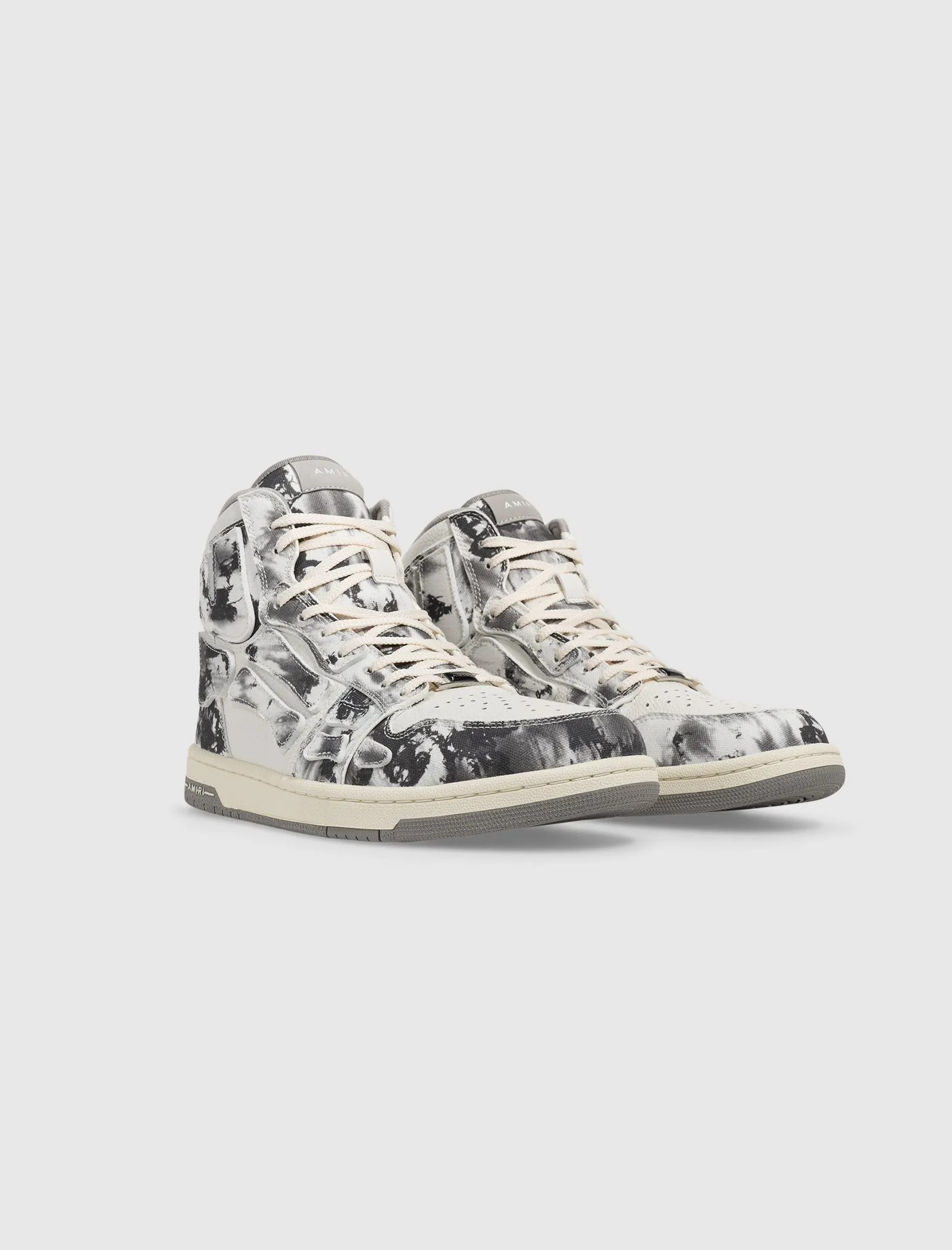 TIE DYE SKEL TOP HI "GREY"