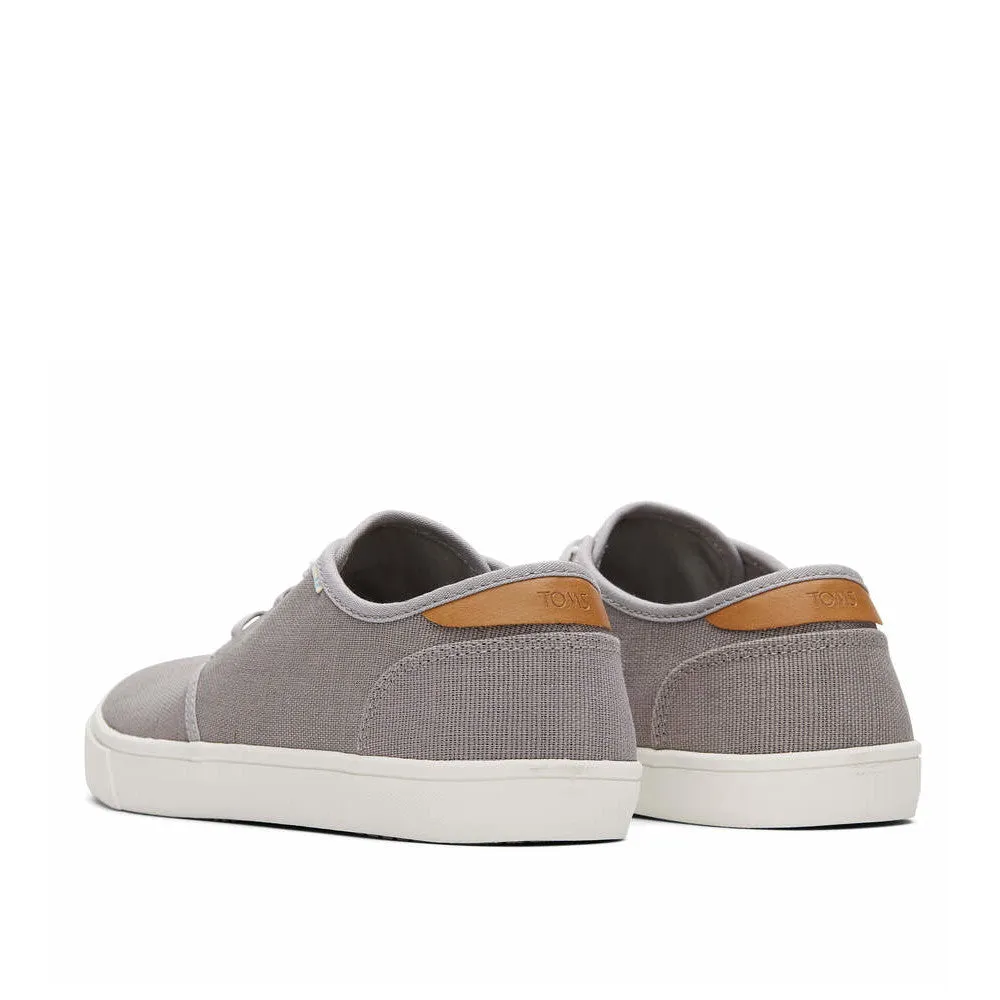 TOMS Men's Carlo Sneaker - Canvas Drizzle Grey