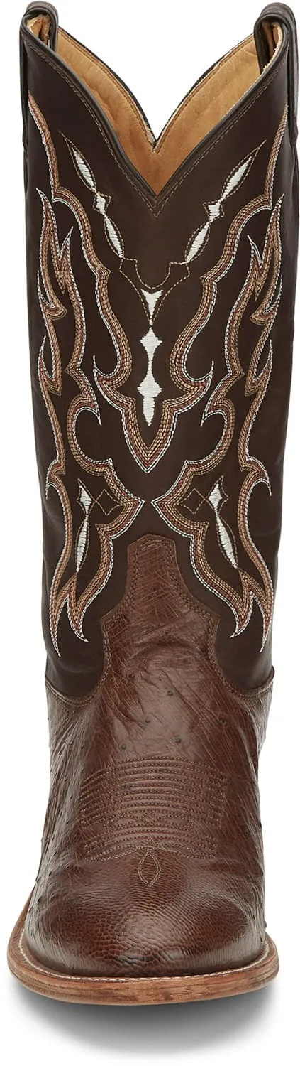 Tony Lama 13in Mens Kango Tiberius Ostrich Cowboy Boots