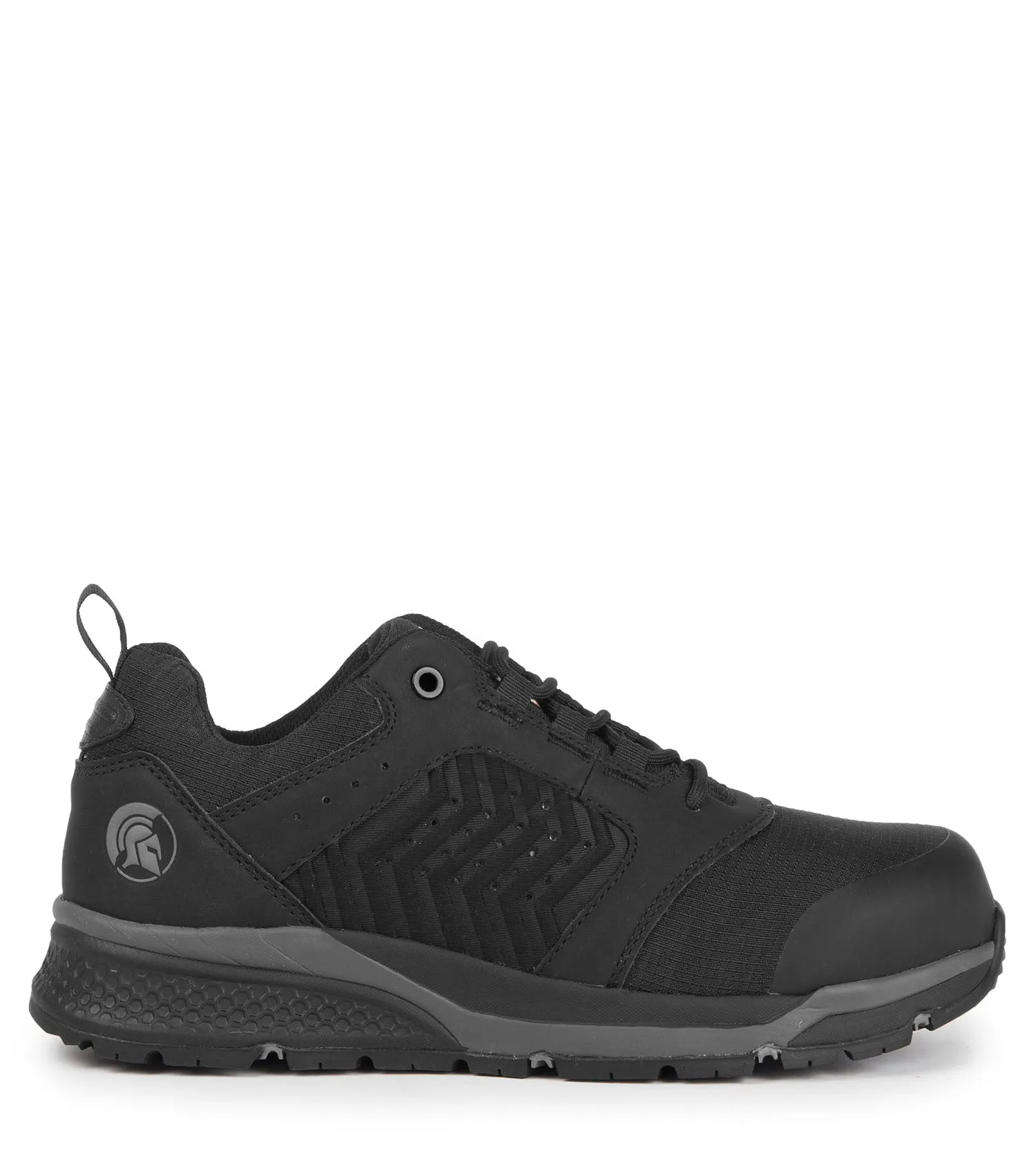 Trainer EFit, Black | Athletic Work Shoes | Metal Free & Lightweight