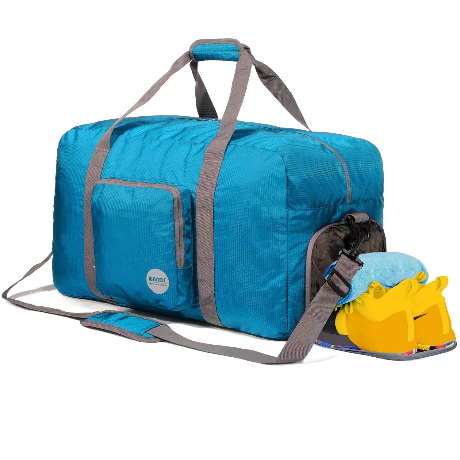 Travel Duffle Bag With Shoe Compartment