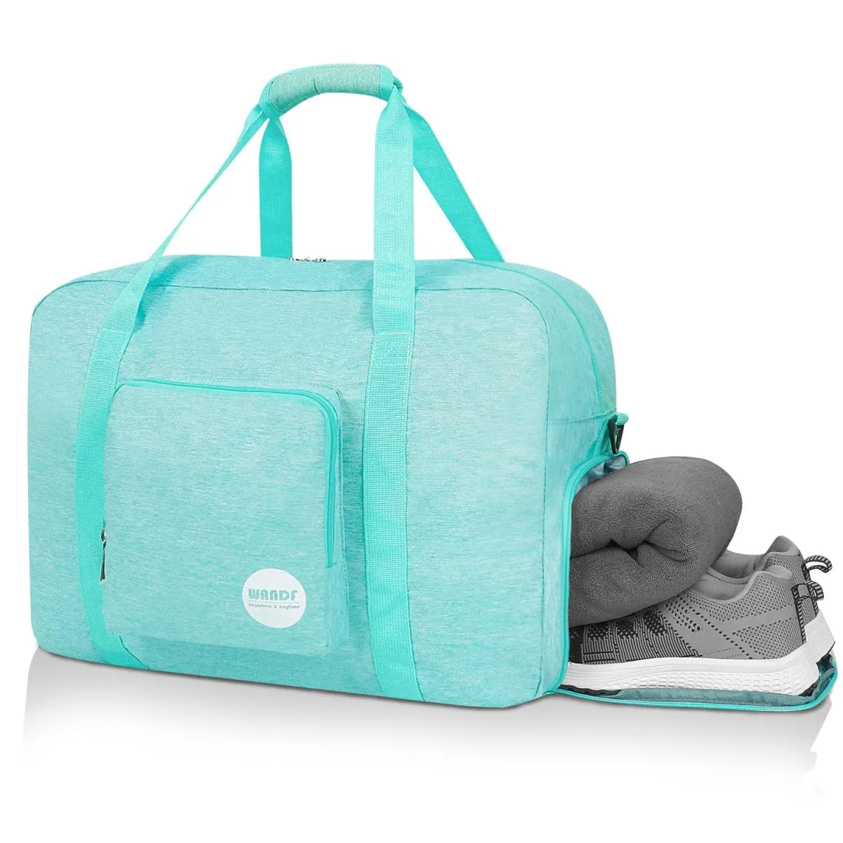 Travel Duffle Bag With Shoe Compartment