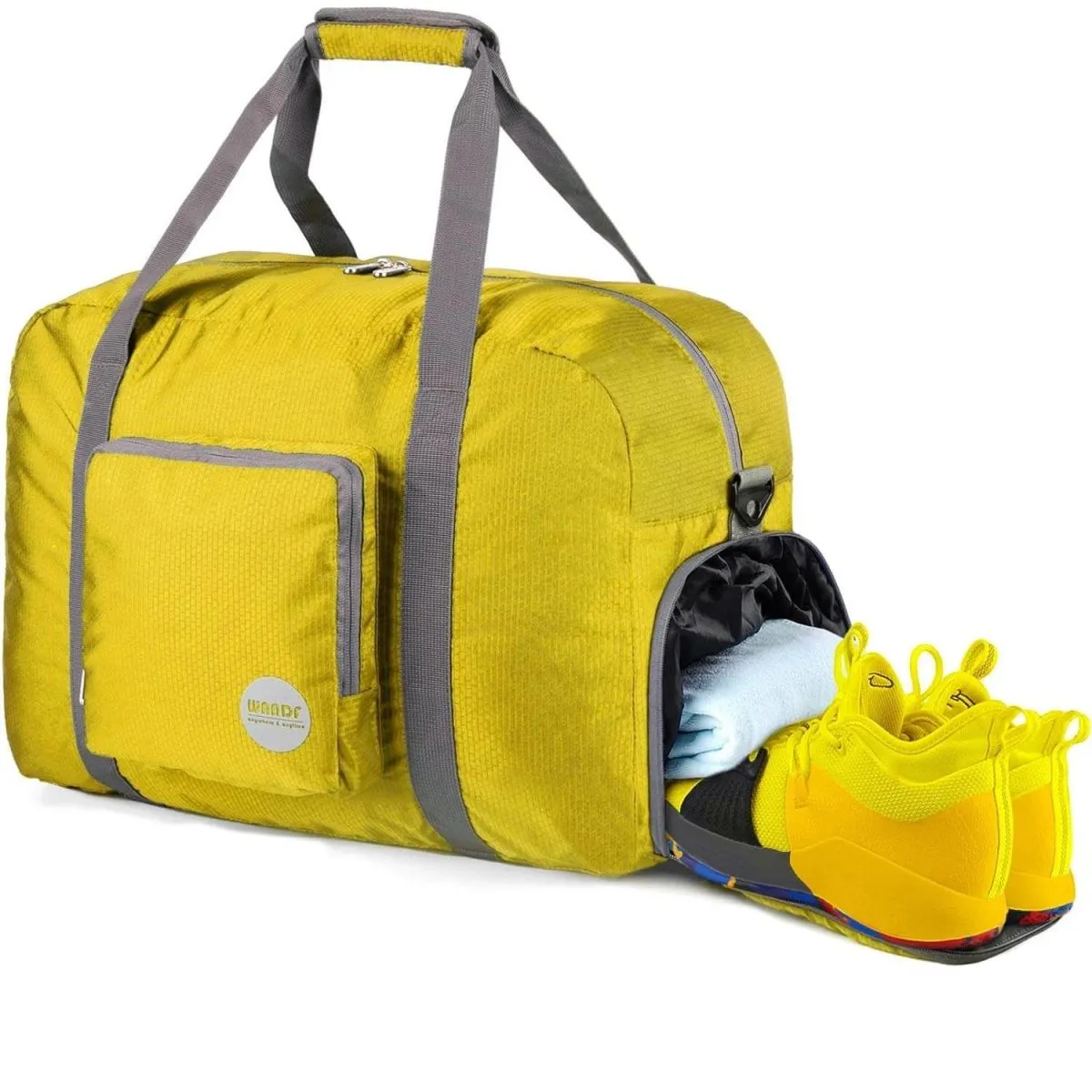 Travel Duffle Bag With Shoe Compartment