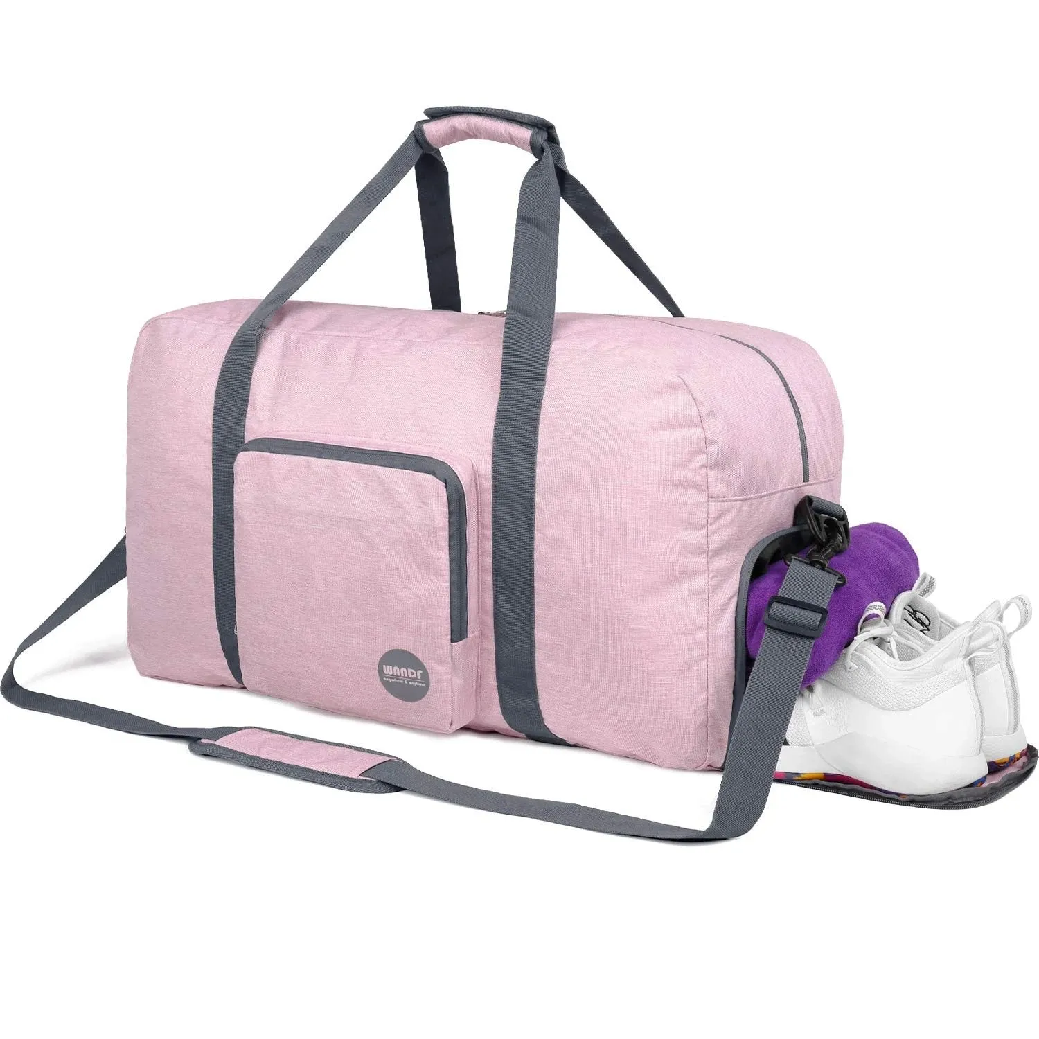 Travel Duffle Bag With Shoe Compartment