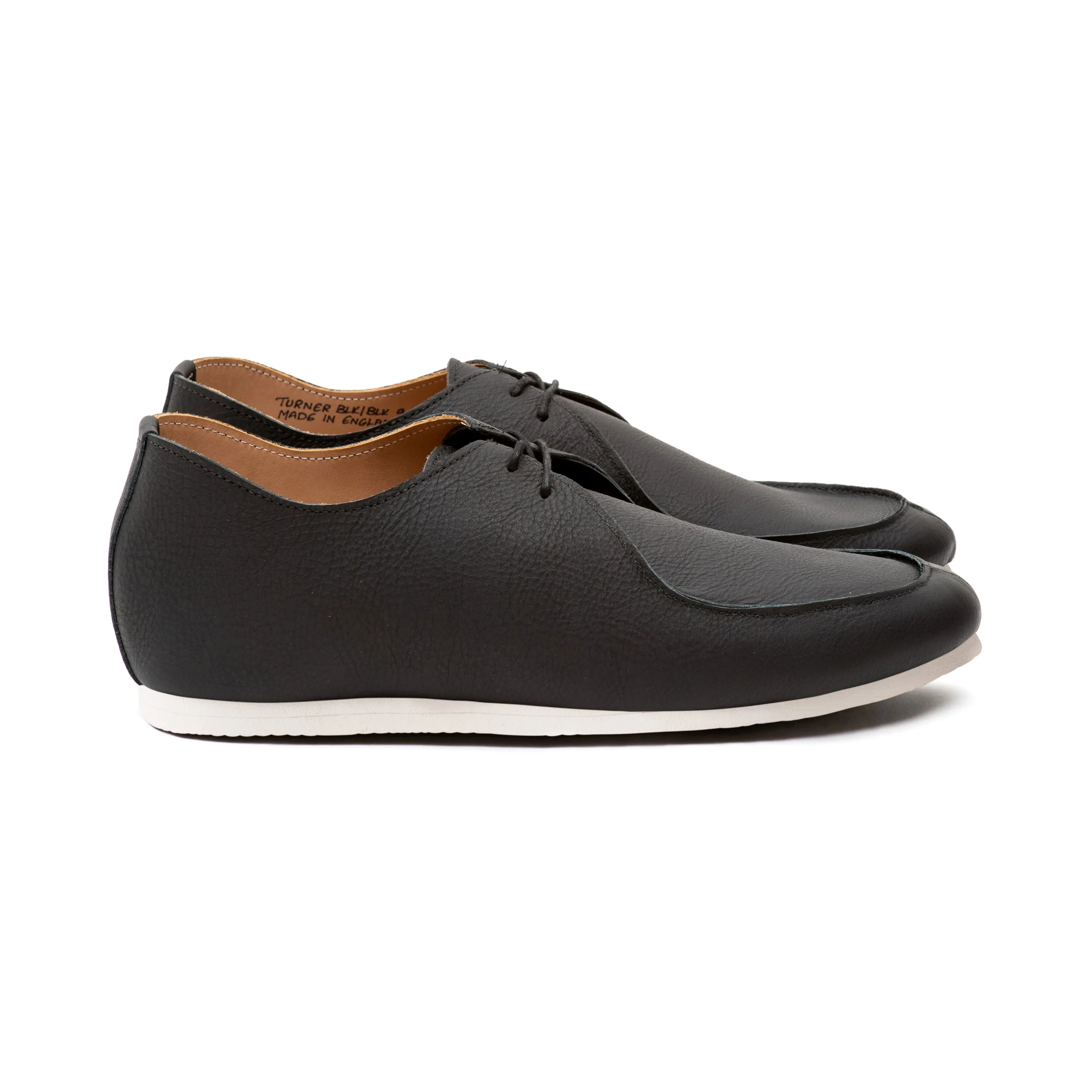 Turner Apron Shoe - Black Calf