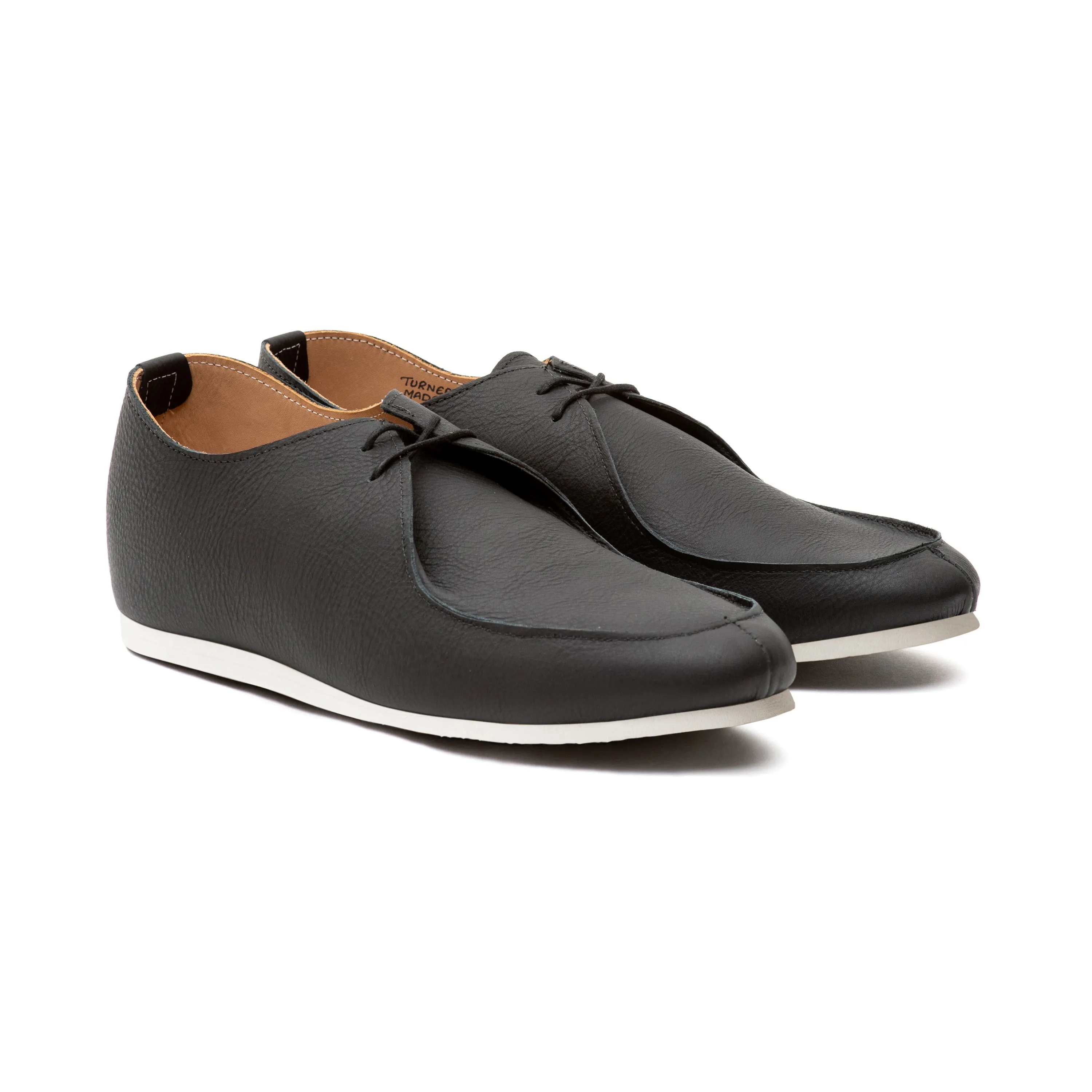 Turner Apron Shoe - Black Calf