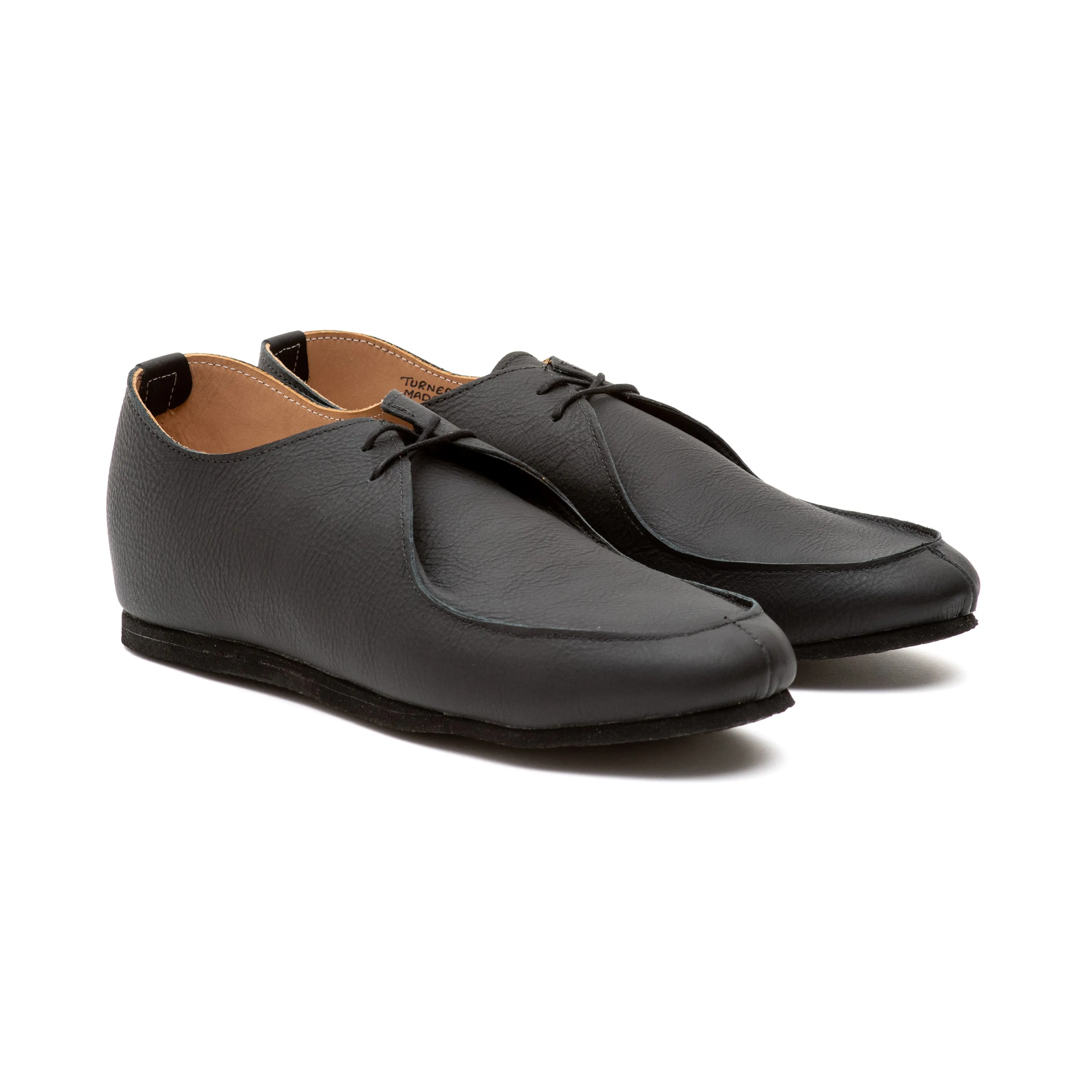 Turner Apron Shoe - Black Calf