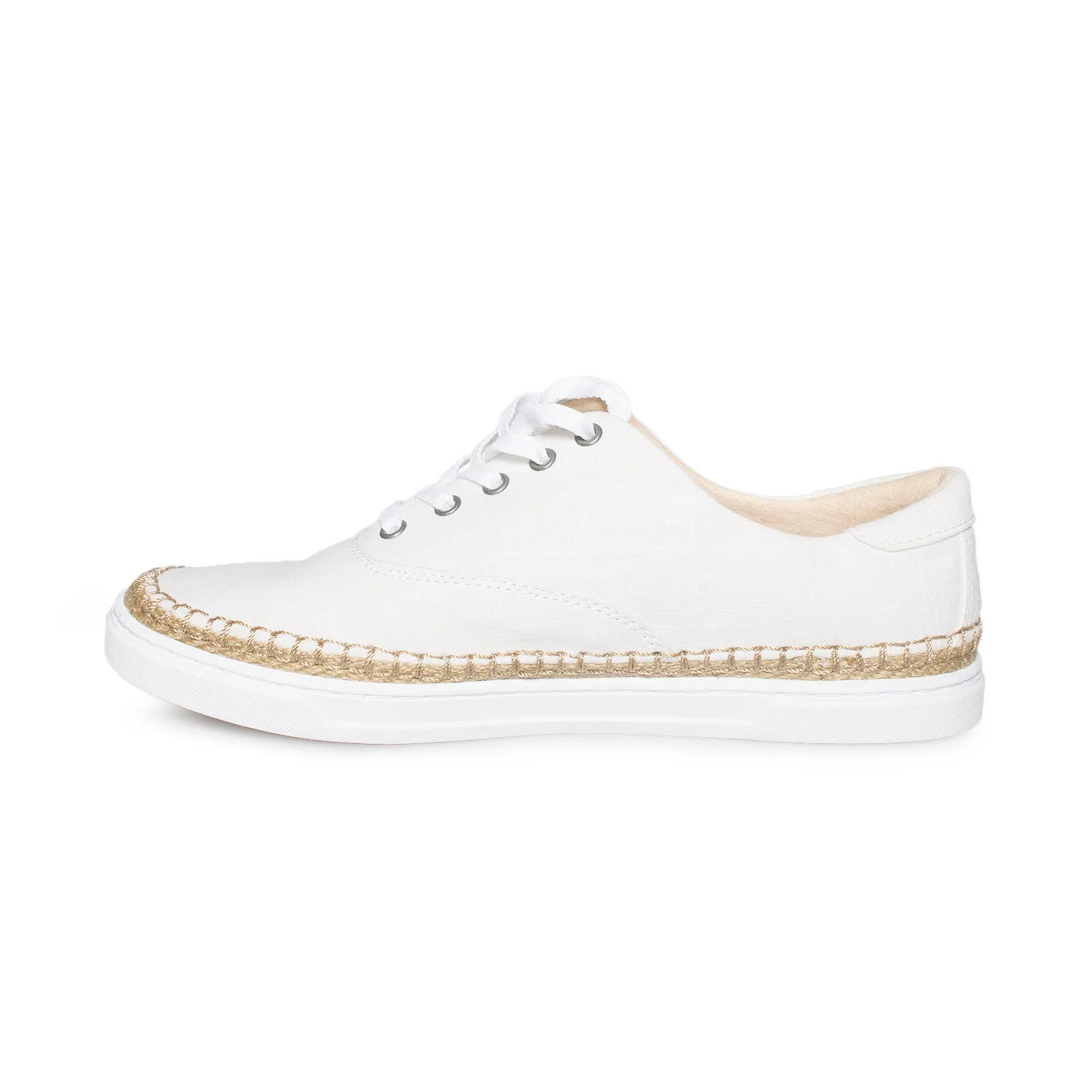 UGG Eyan II White / Wall Canvas Sneakers