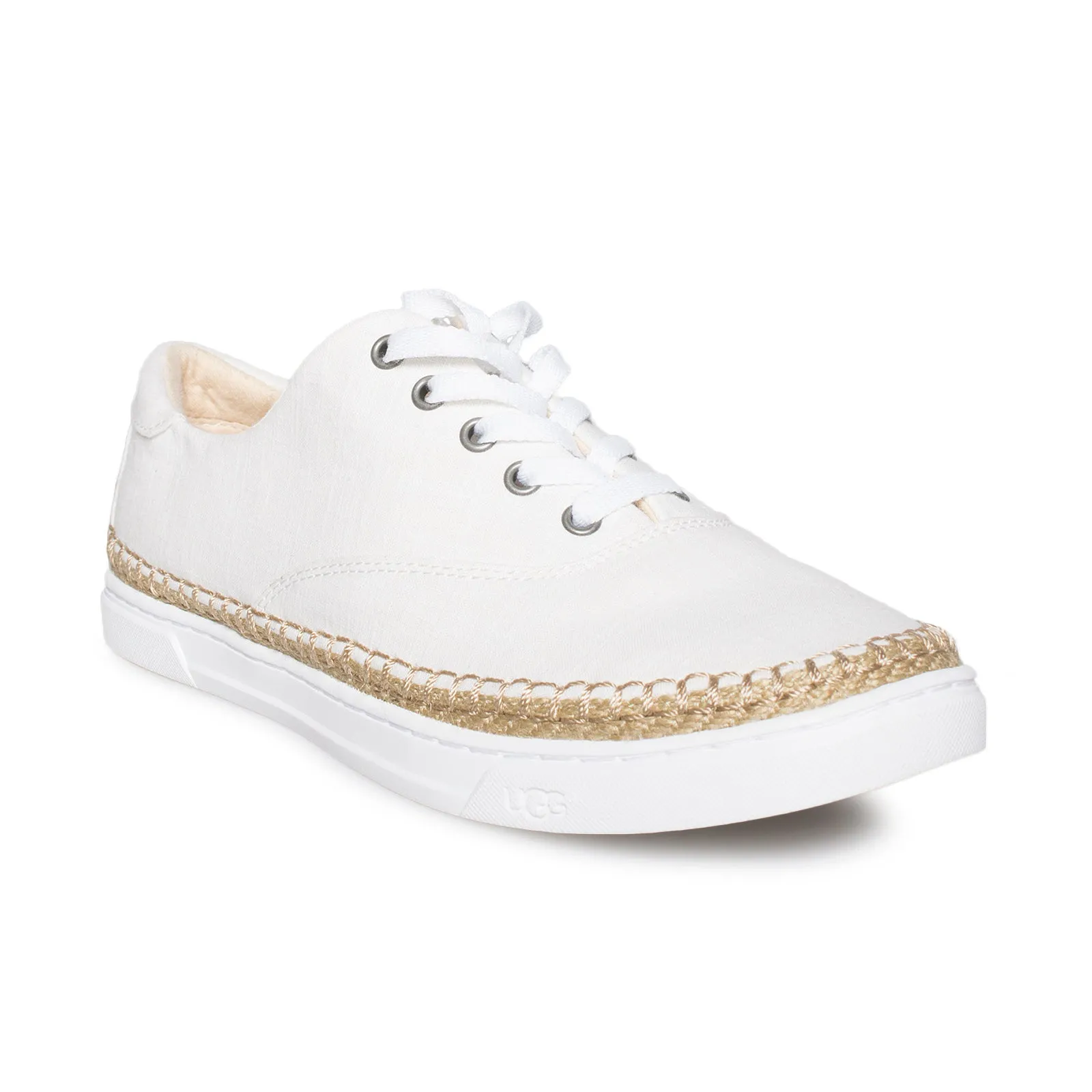 UGG Eyan II White / Wall Canvas Sneakers