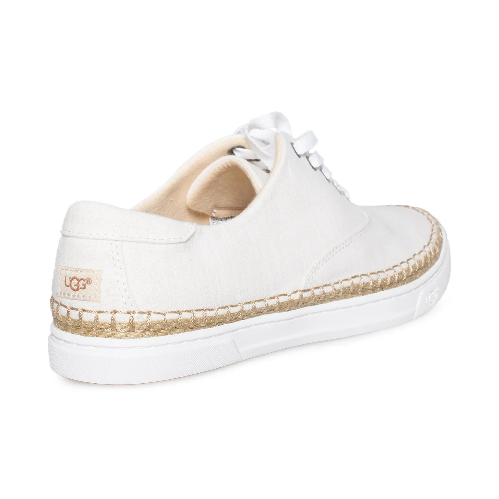 UGG Eyan II White / Wall Canvas Sneakers