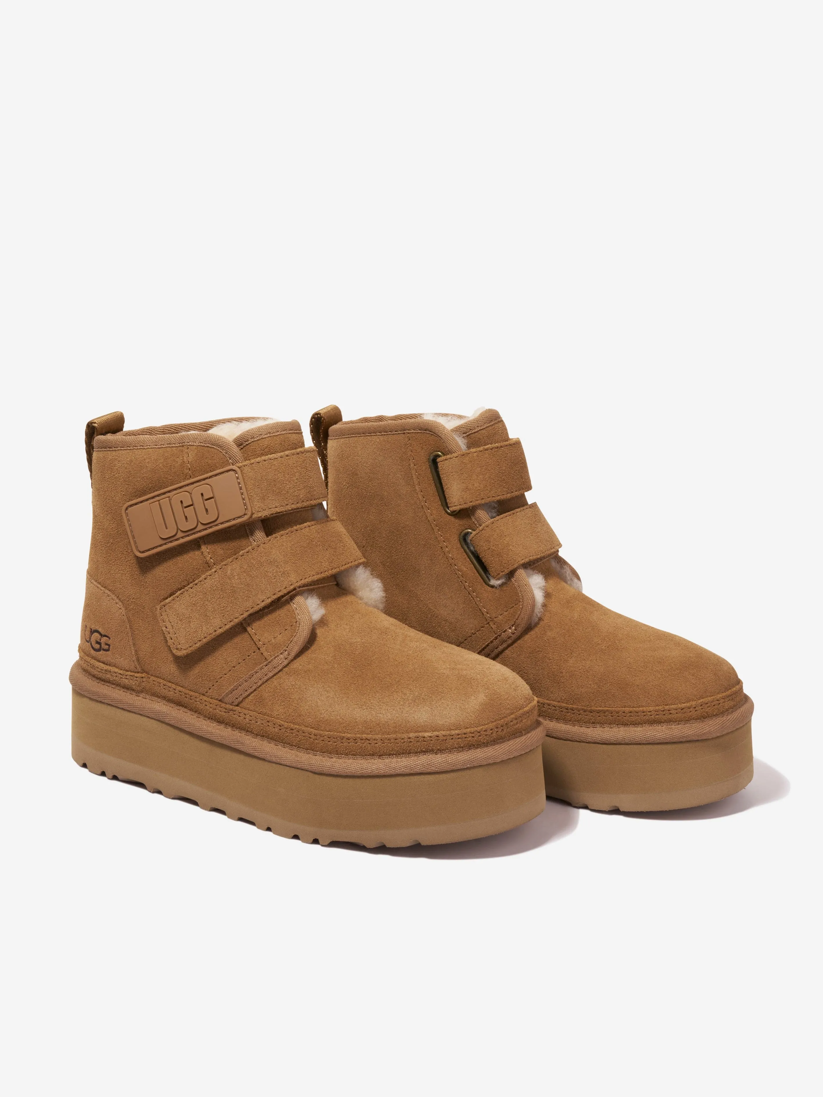 UGG Kids Neumel Platform Boots in Brown