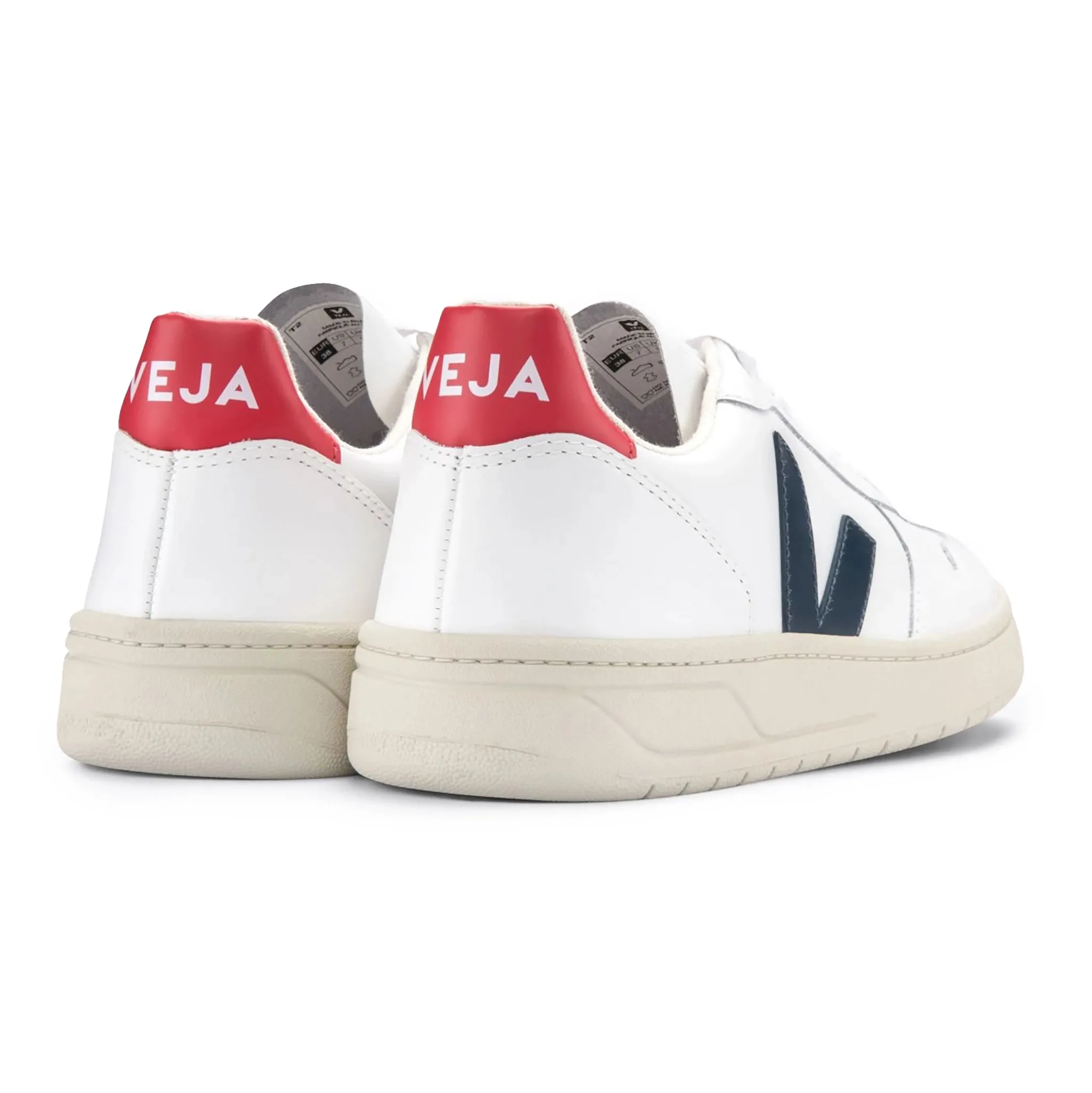 V-10 Leather Trainer - Extra White / Nautico / Pekin