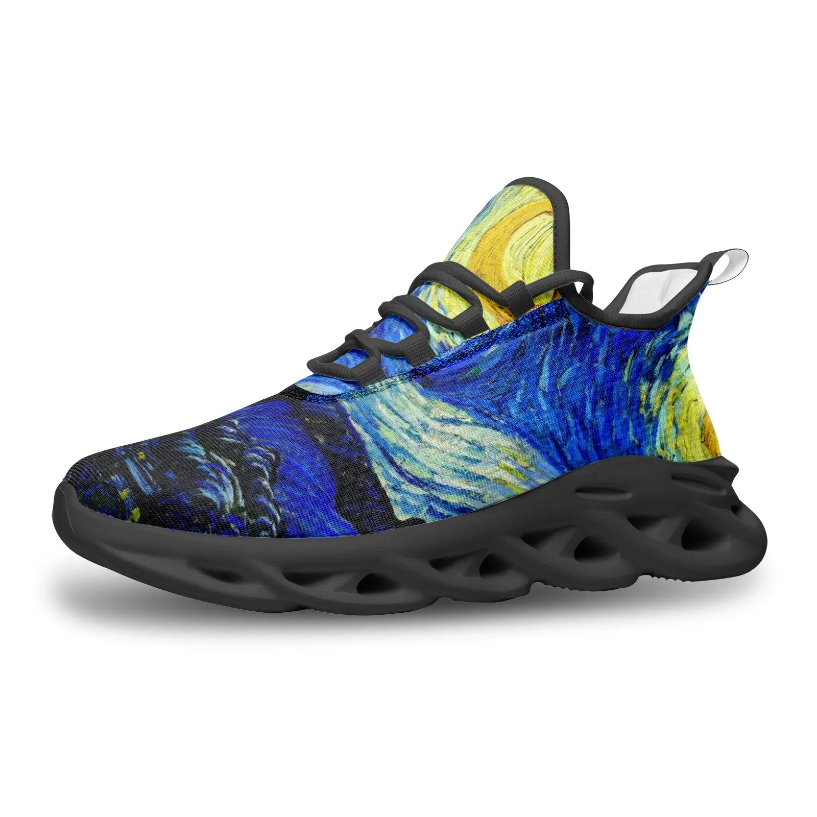 Van Gogh Starry NightUnisex Bounce Mesh Knit Sneakers