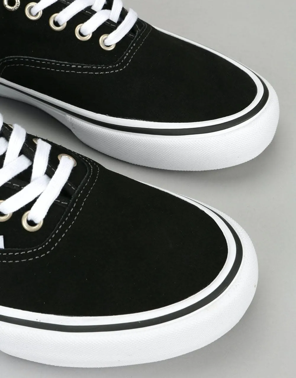 Vans Authentic Pro Skate Shoes - Black Suede