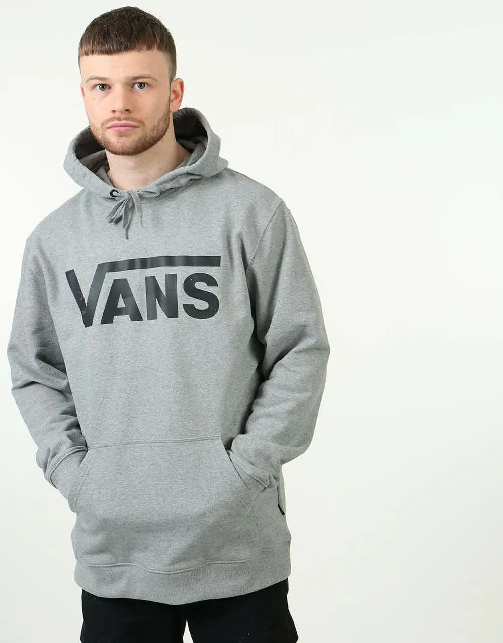 Vans Classic II Pullover Hoodie - Cement Heather/Black