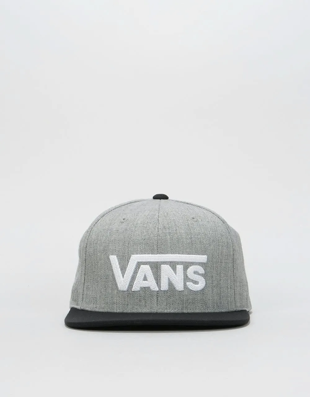 Vans Drop V II Snapback Cap - Heather Grey/Black