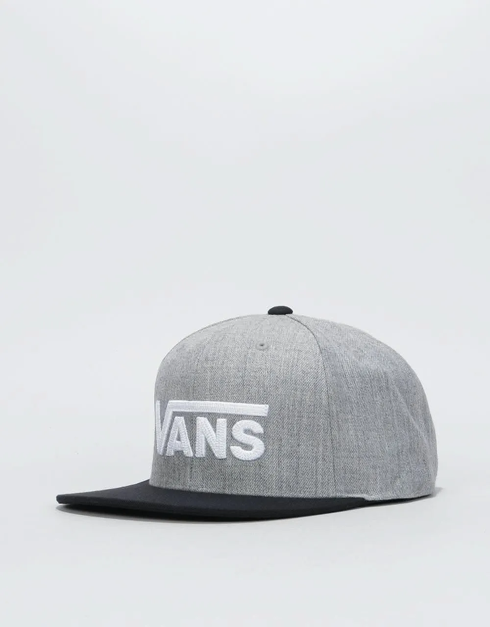 Vans Drop V II Snapback Cap - Heather Grey/Black