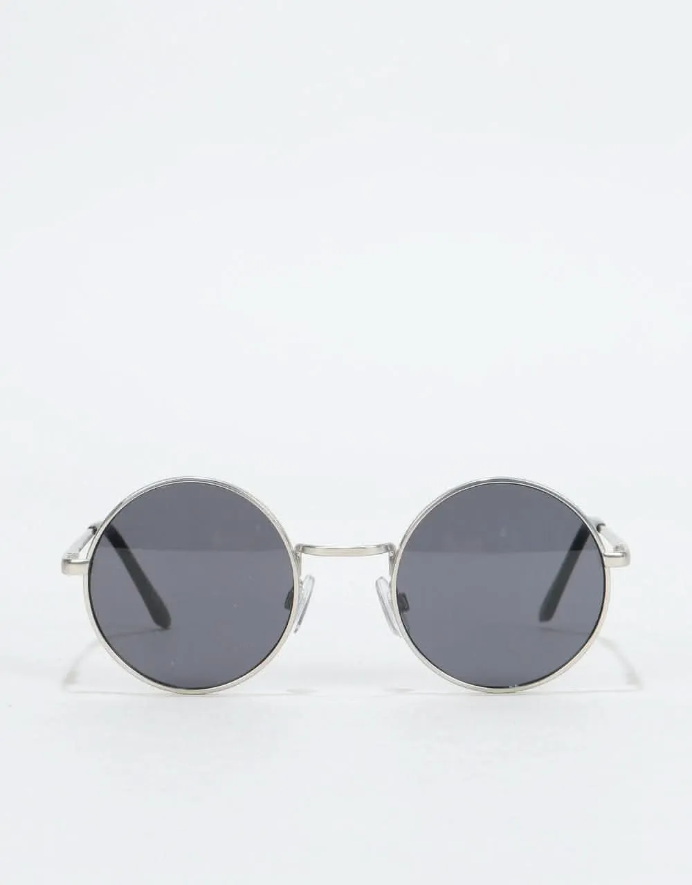 Vans Gundry Sunglasses - Matte Silver-Dark Smoke