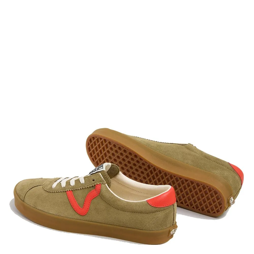 Vans Men's Sport Low in Olive/Red