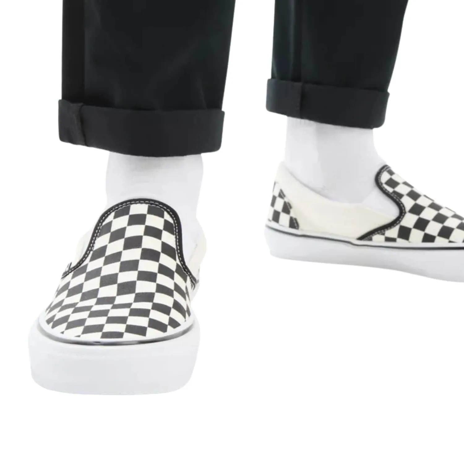 Vans Skate Slip-On (Checkerboard) - Black/Off White