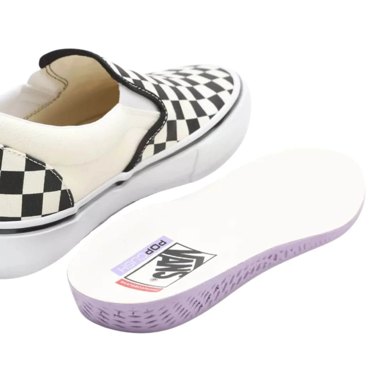 Vans Skate Slip-On (Checkerboard) - Black/Off White