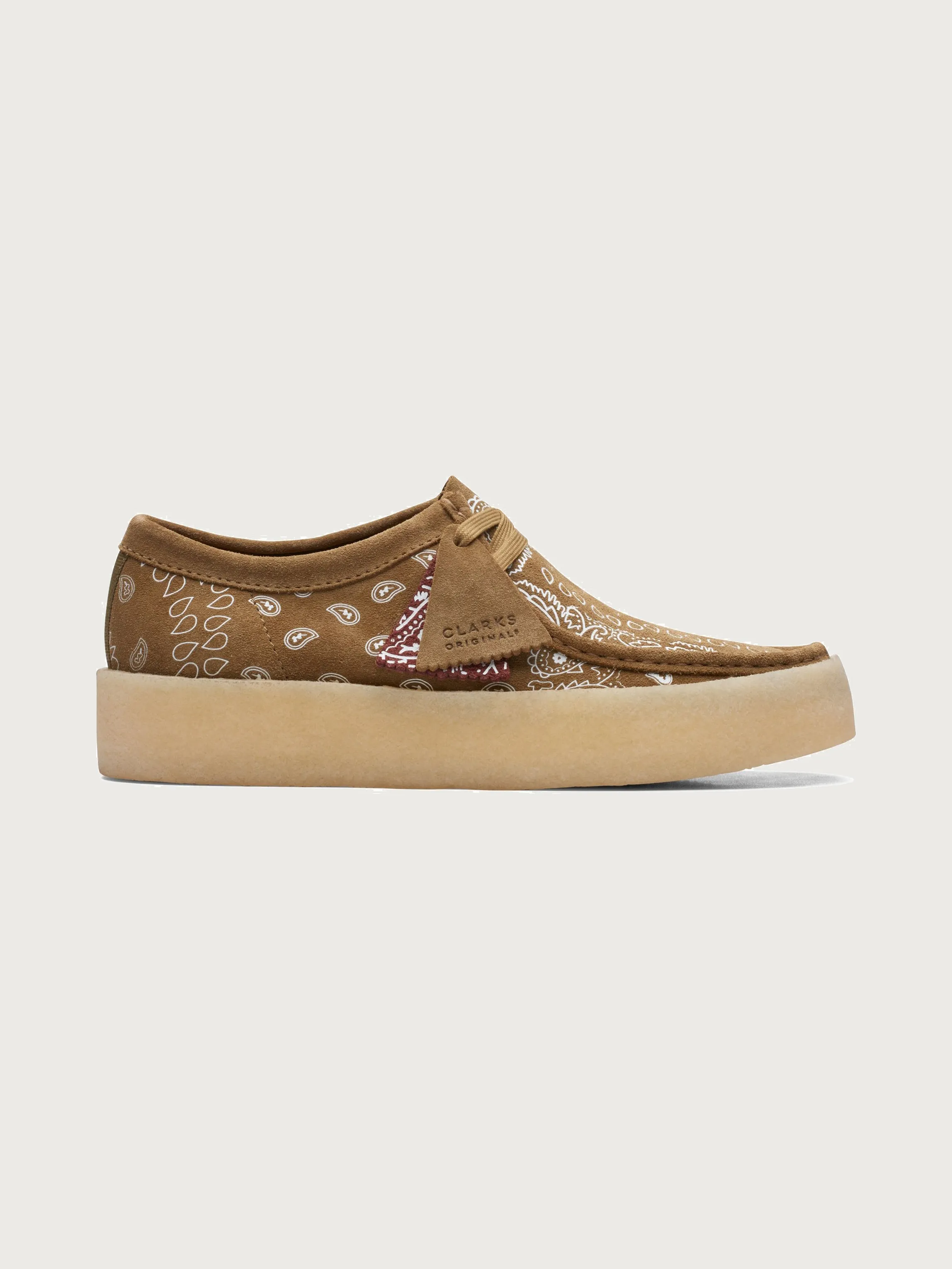 Wallabee Cup Dark Olive Print