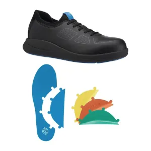 WearerTech Transform Safety Toe Trainer Black with Modular Insole Size 39 - BB745-39