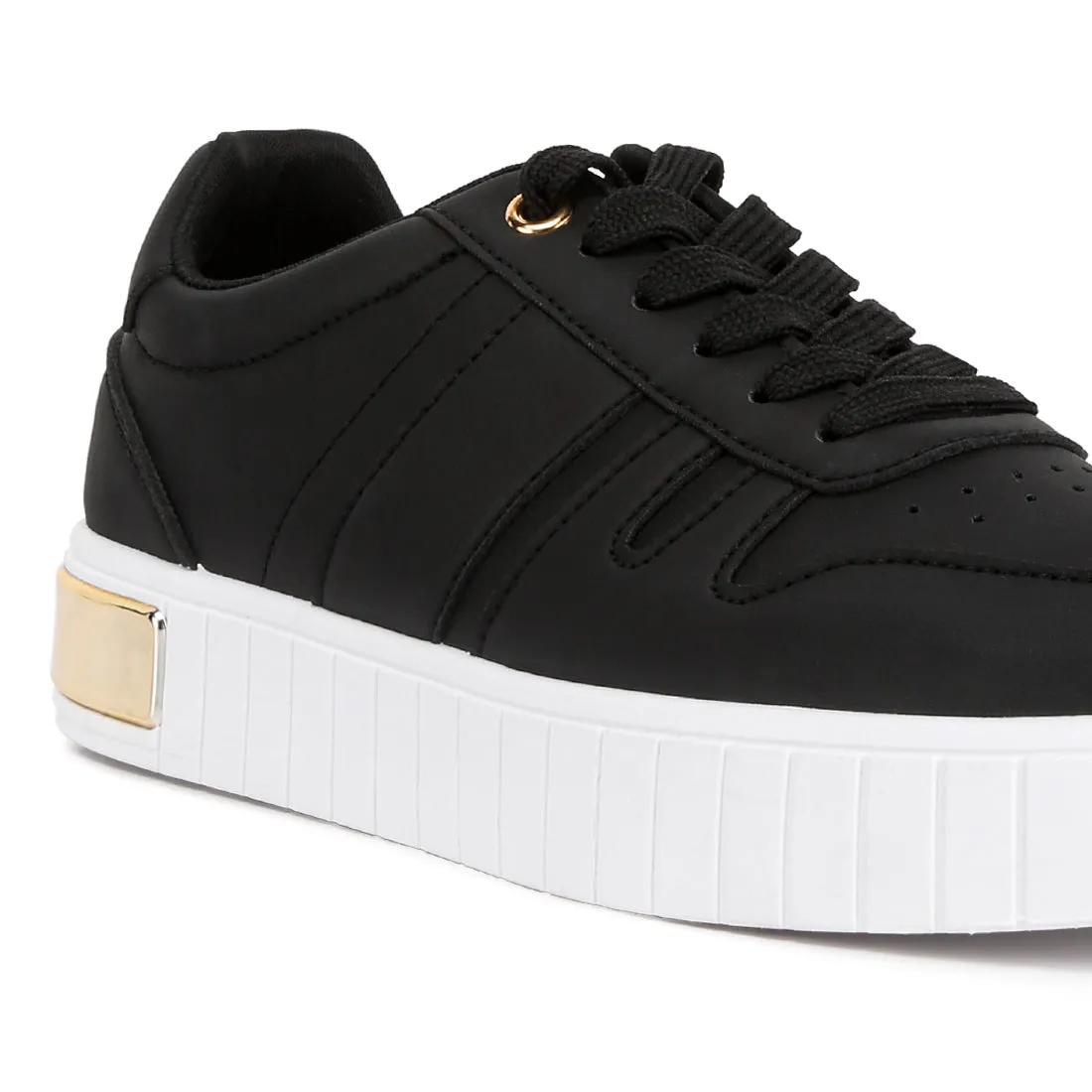 Welsh Panelling Detail Sneakers