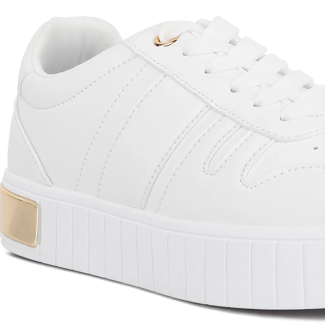 Welsh Panelling Detail Sneakers