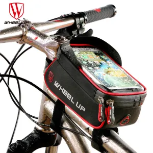 WHEEL UP Rainproof Front Zipper Bike Bag MTB Mountain Cycle Touch Screen Phone Bags Waterproof GPS Cycling Pouch Panniers 2017